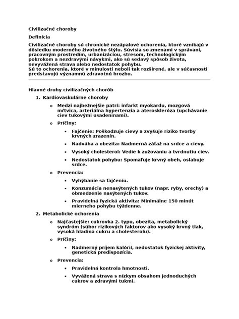 Infografika zobrazujúca civilizačné choroby spojené s obezitou