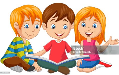 Deti čítajú knihu a zapájajú fantáziu