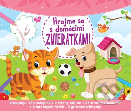 Obrázok z magického vyfarbovania s domácimi zvieratkami