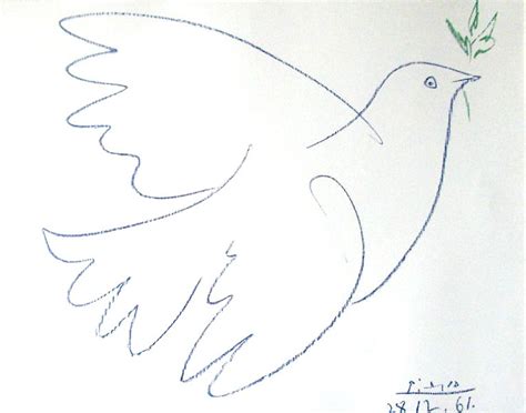 Pablo Picasso a jeho holubica mieru
