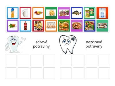Zdravé vs. nezdravé potraviny