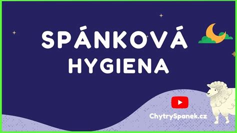 spánková hygiena pre deti
