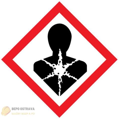 Varovný symbol pre nebezpečný materiál