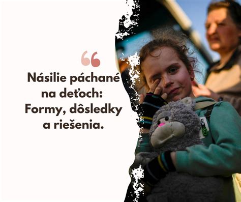 Ilustrácia znázorňujúca rôzne formy násilia na deťoch
