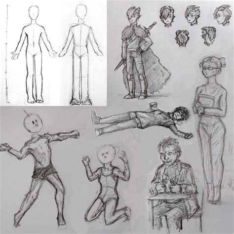 Porovnanie kresby postavy v rôznych vekových kategóriách