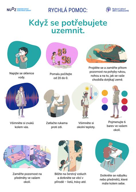 Infografika poruchy pozornosti a učenia
