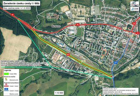 Mapa mesta Brezno s vyznačenou mestskou časťou Zadné Hálny
