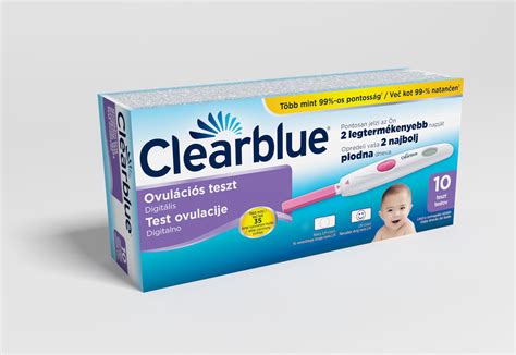 porovnávacia tabuľka digitálnych tehotenských a ovulačných testov Clearblue