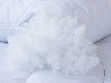 Ukážka rôznych typov výplní do vankúšov