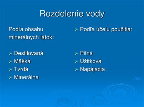 Infografika znázorňujúca odporúčaný denný príjem vody a rozdelenie makroživín