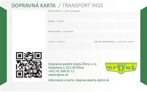 Ilustrácia dopravnej karty s rôznymi typmi cestovných lístkov