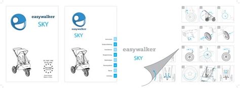 Schéma znázorňujúca funkcie a vlastnosti kočíka Easywalker Sky