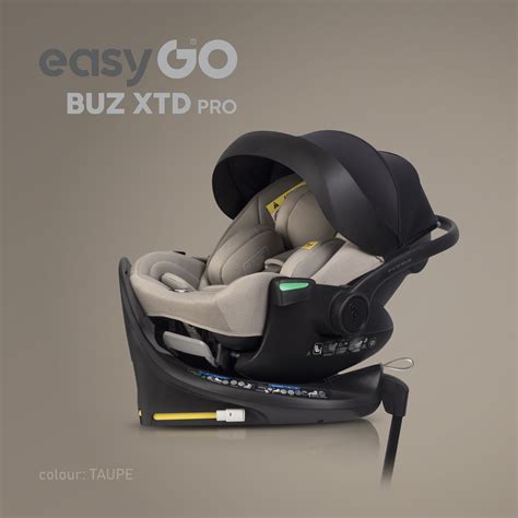 Ilustrácia autosedačky EasyGo BUZ XTD PRO na ráme kočíka