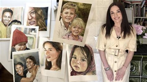 Kolaž fotografií Emmy Smetany a jej rodiny, vrátane kritických komentárov