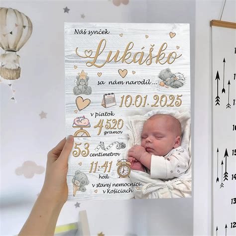 Príklad pamätnej tabuľky o narodení