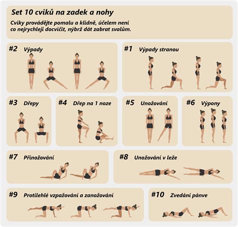Cviky na nohy a zadok s fitloptou