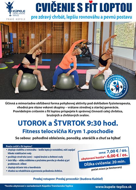 Dynamické cvičenia s fitloptou