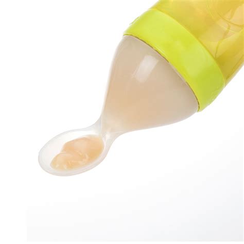 Silikónová fľaša s lyžičkou