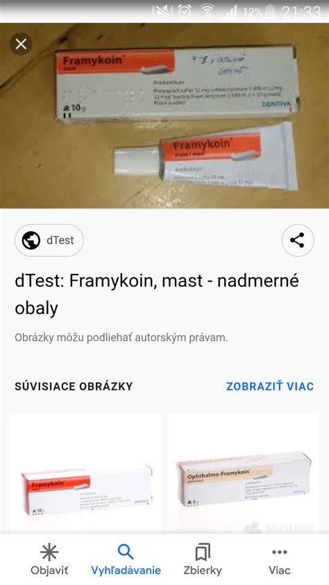 Aplikácia Framykoin masti na ranu