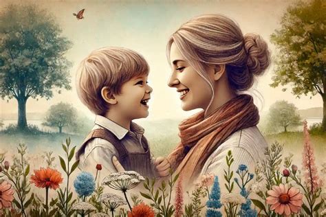 Ilustrácia bondingu matky a dieťaťa