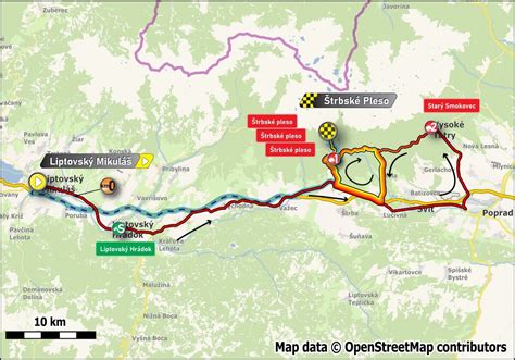 Mapa Košického polmaratónu