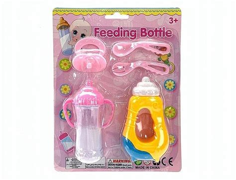 Sada príslušenstva pre bábiky s fľašou, cumlíkom a plienkou