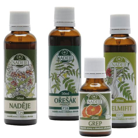 Fľaštičky s tinktúrou z ginka