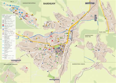 Mapa gastroenterologických ambulancií v Bardejove