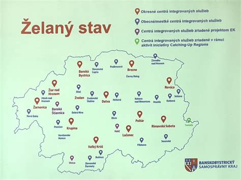 Mapa zdravotníckych zariadení v regióne