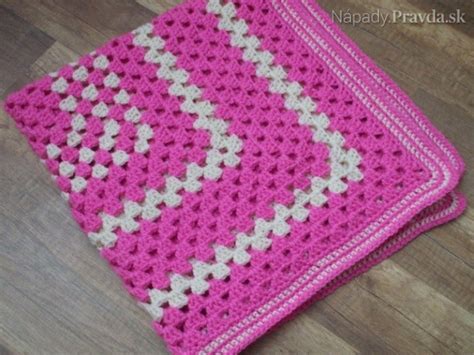 Háčkovaná deka pre bábätko