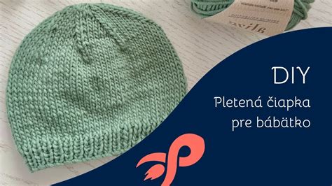 pletená čiapka pre bábätko