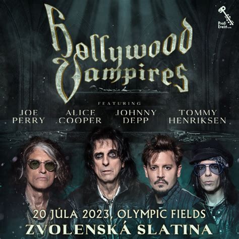 Johnny Depp ako hudobník s kapelou Hollywood Vampires