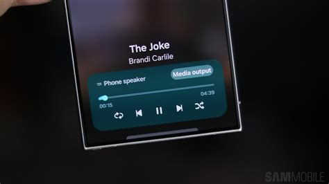 Rozhranie aplikácie Samsung Music