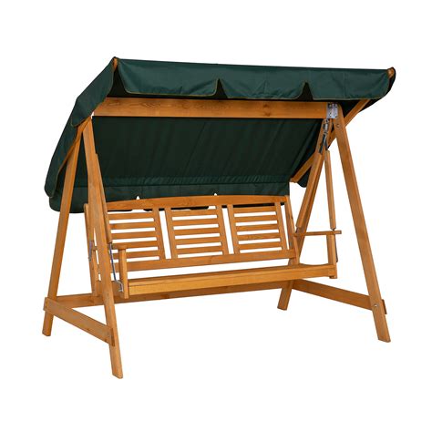 Drevená hojdačka na strome s kontrolou skrutiek