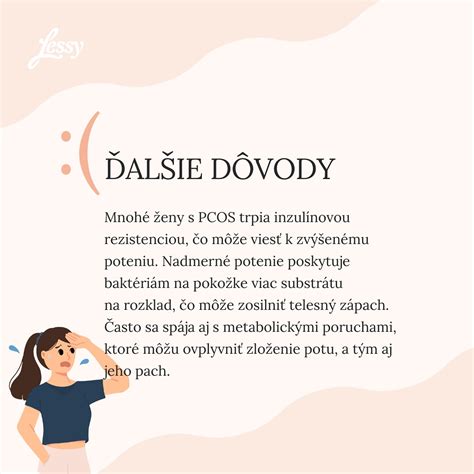 Ilustrácia ženy s príznakmi PCOS