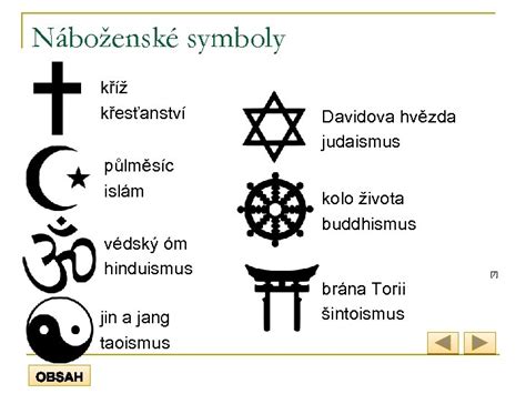 Náboženské symboly a symbolika života