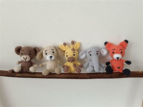Háčkované zvieratká pre bábätká