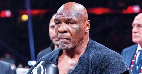 Mike Tyson počas zápasu