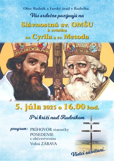 Oslava sviatku Cyrila a Metoda na Slovensku