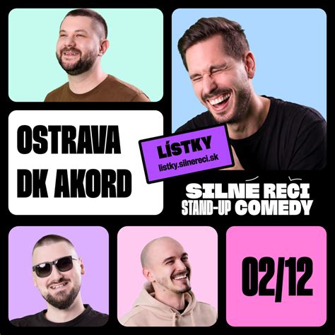 Logo stand-up šou Silné reči
