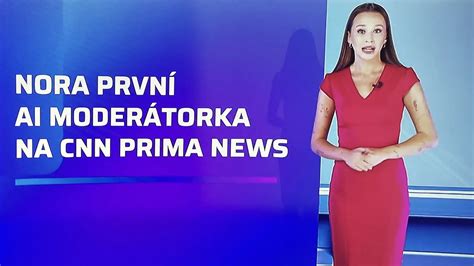 Moderátorka pri práci v televízii