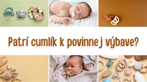 rozdielne typy cumlíkov