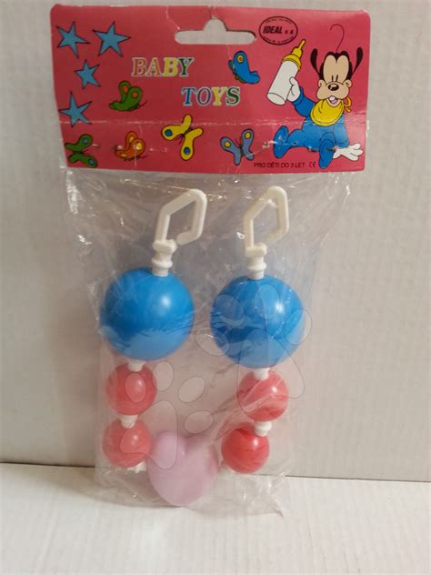 Klipsy na upevnenie hračiek na kočík