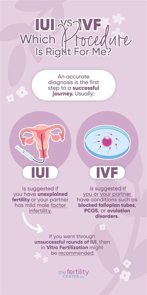 Infografika porovnávajúca IUI a IVF.