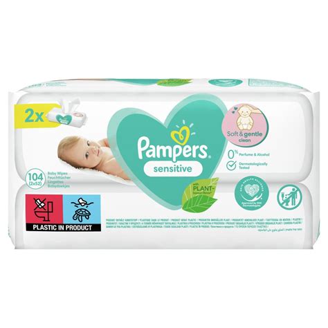 Ilustrácia jemnej tkaniny plienok Pampers Sensitive