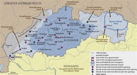 Mapa Slovenského povstania 1848-1849