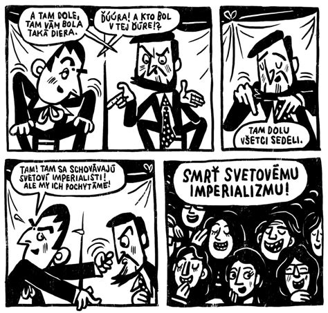 Ukážka panelu komiksu Jožinko zobrazujúca rodinnú scénu