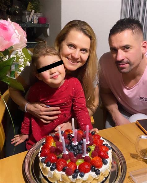 Lucie Šafářová s rodinou