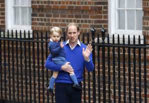 Princ William a jeho syn - princ George
