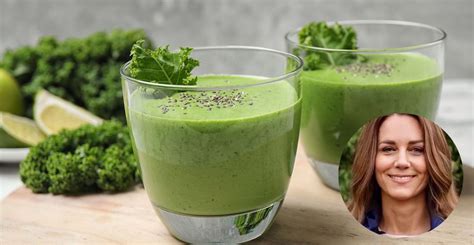 Zloženie raňajkového smoothie Kate Middleton
